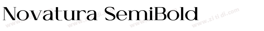Novatura SemiBold字体转换